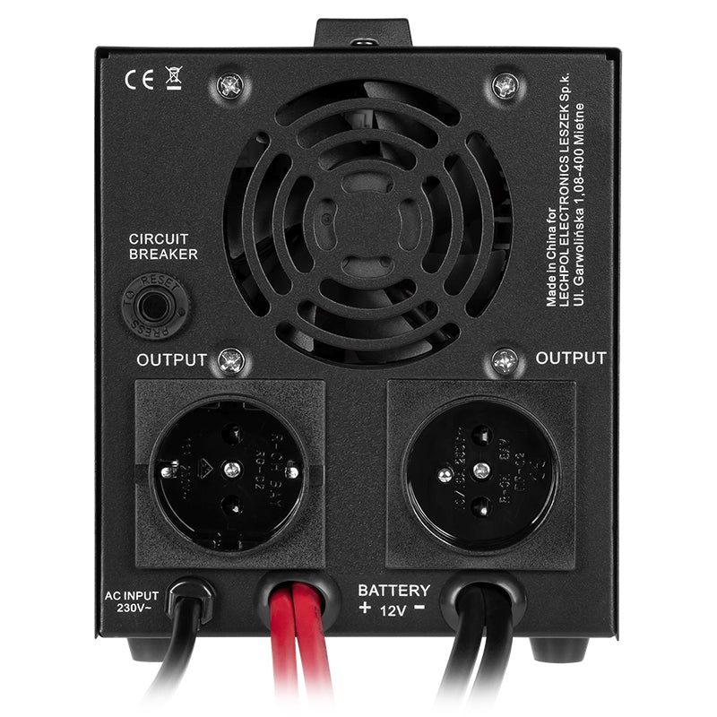UPS Centrala Termica 1000VA 700W utilizeaza 1 x baterie 12V LiFePO4 Sinusoida Pura Kemot URZ3406-LFP4