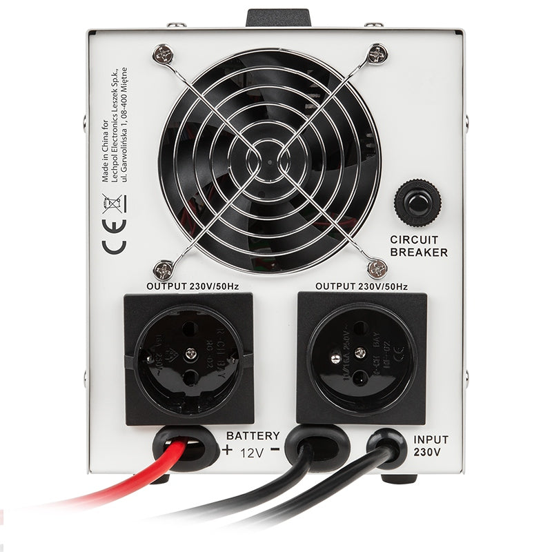 UPS Centrala Termica 1000VA 700W utilizeaza 1 x baterie 12V AGM / GEL / Auto Sinusoida Pura Kemot URZ3406