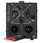 UPS Centrala Termica 1000VA 700W utilizeaza 1 x baterie 12V AGM / GEL / Auto Sinusoida Pura Kemot URZ3406B Negru