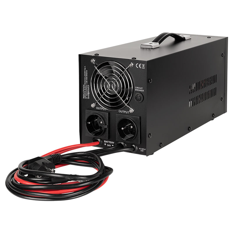 UPS Centrala Termica 1500VA 1050W utilizeaza 2 x baterie 12V LiFePO4 Sinusoida Pura Kemot URZ3427-LFP4