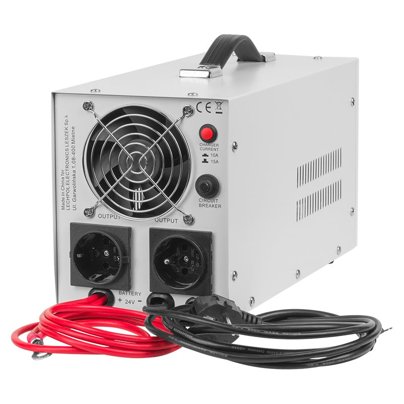 UPS Centrala Termica 1500VA 1050W utilizeaza 2 x baterie 12V AGM / GEL / Auto Sinusoida Pura Kemot URZ3427