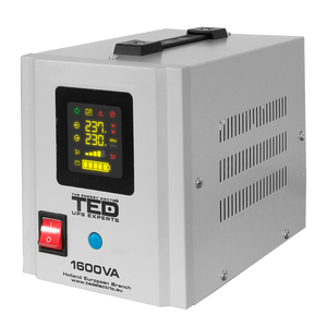 UPS Centrala Termica 1600VA 1050W foloseste baterie auto 24V TED Electric TED000330