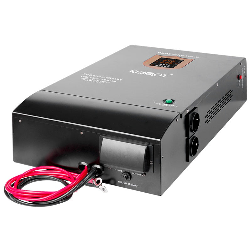 UPS Centrala Termica 3500VA 2400W utilizeaza 4 x baterie 12V AGM / GEL / Auto Sinusoida Pura Kemot URZ3432