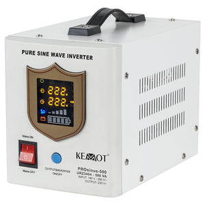UPS Centrala Termica 500VA 300W utilizeaza 1 x baterie 12V AGM / GEL / Auto Sinusoida Pura Kemot URZ3404