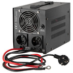 UPS Centrala Termica 500VA 300W utilizeaza 1 x baterie 12V AGM / GEL / Auto Sinusoida Pura Kemot URZ3404B Negru