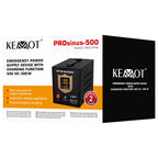 UPS Centrala Termica 500VA 300W utilizeaza 1 x baterie 12V AGM / GEL / Auto Sinusoida Pura Kemot URZ3404B Negru