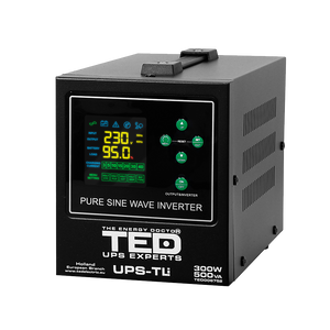 UPS Centrala Termica 500VA 300W utilizeaza 1 x baterie LiFePO4 / Auto TED Electric TED006752