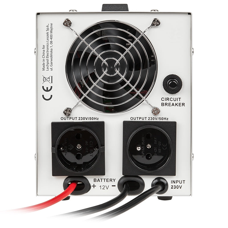 UPS Centrala Termica 800VA 500W utilizeaza 1 x baterie 12V AGM / GEL / Auto Sinusoida Pura Kemot URZ3405