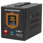UPS Centrala Termica 800VA 500W utilizeaza 1 x baterie 12V AGM / GEL / Auto Sinusoida Pura Kemot URZ3405B Negru
