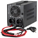 UPS Centrala Termica 800VA 500W utilizeaza 1 x baterie 12V AGM / GEL / Auto Sinusoida Pura Kemot URZ3405B Negru