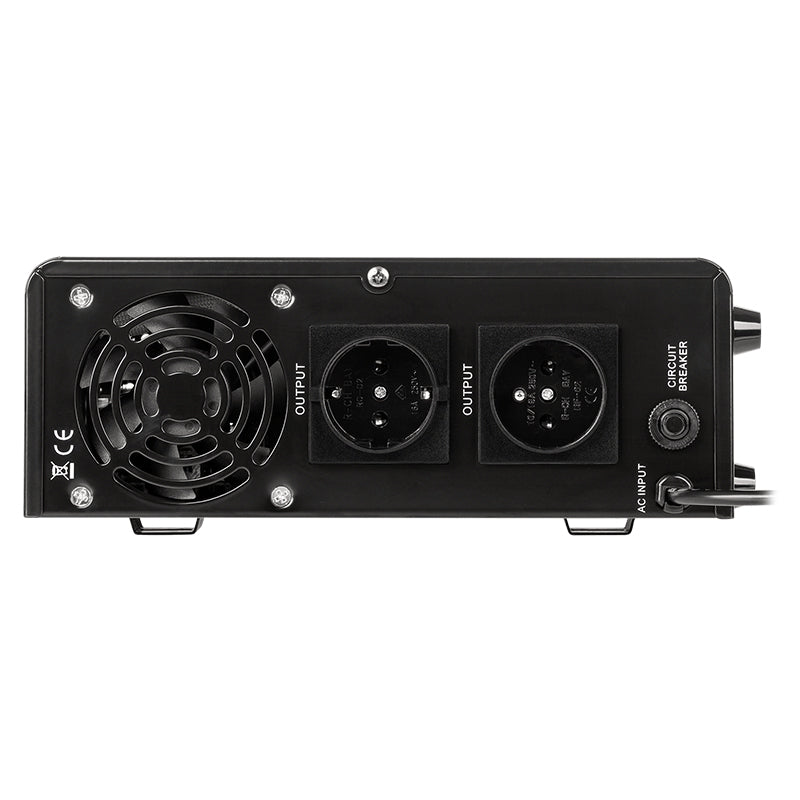 UPS Centrala Termica 800VA 500W Montaj Perete utilizeaza 1 x baterie 12V AGM / GEL / Auto Sinusoida Pura Rebel RB-4012