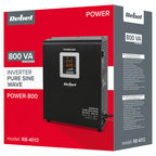 UPS Centrala Termica 800VA 500W Montaj Perete utilizeaza 1 x baterie 12V AGM / GEL / Auto Sinusoida Pura Rebel RB-4012