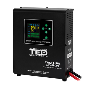UPS Centrala Termica 900VA 500W utilizeaza 1 x baterie LiFePO4 / Auto TED Electric TED006653